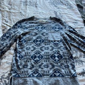 On the Byqs Grey Long Sleeve Shirt